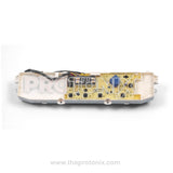 Back profile of LG inverter top-load 5-button PCB with strong build and display