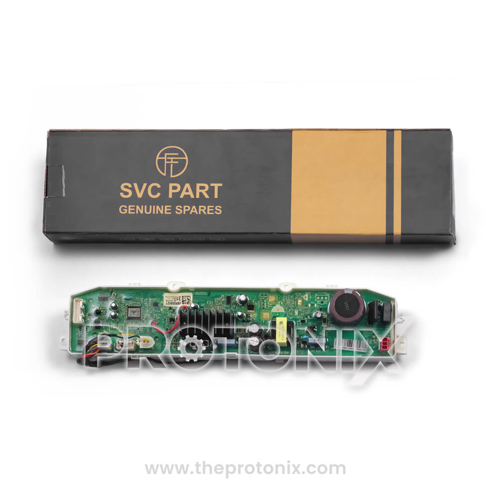 LG inverter top-load 5-button PCB with protective box for safe delivery and handling