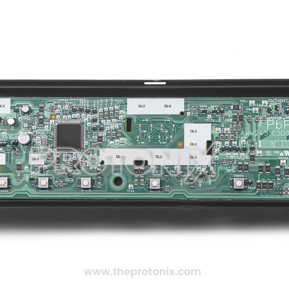 Panasonic top-load 10-button PCB made with strong board and quality electronic parts