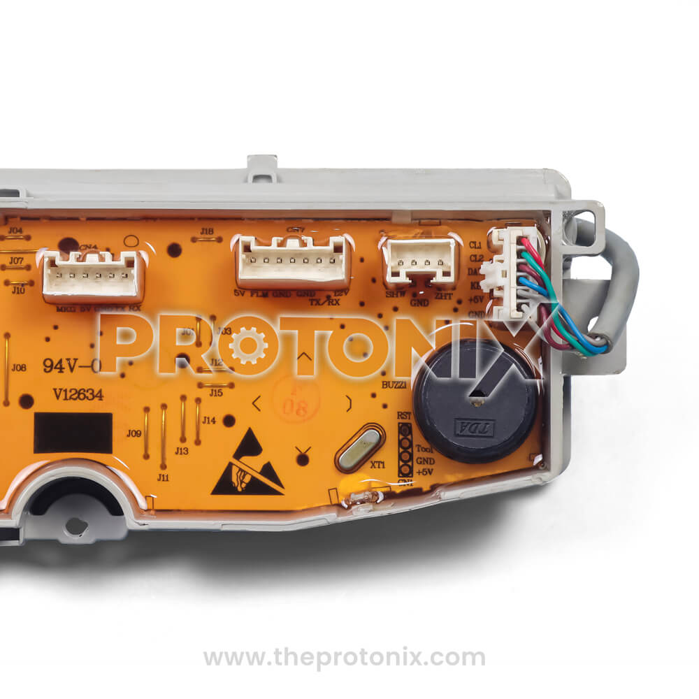 Haier top-load 5-button PCB (5-Jack) made with strong yellow PCB board and colored wires