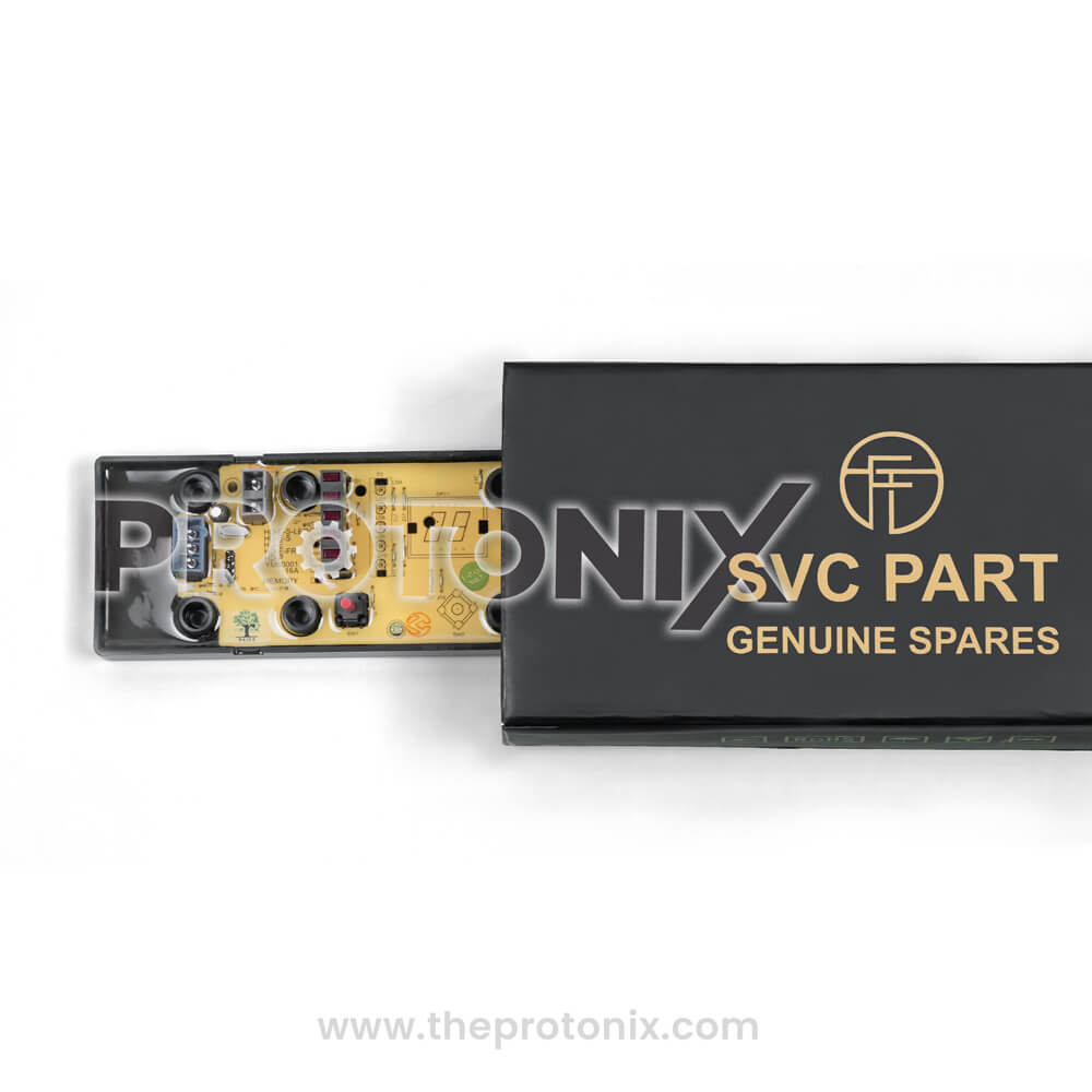 Onida and Lloyd top-load 4-button PCB HD-E inside box for protection and delivery