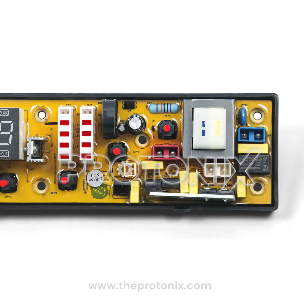 Electronic control unit of Lloyd and Onida top-load 7-button PCB (Half-Curve Type) for top-load models