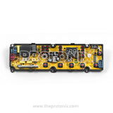 Front profile of Lloyd top-load 6-button PCB