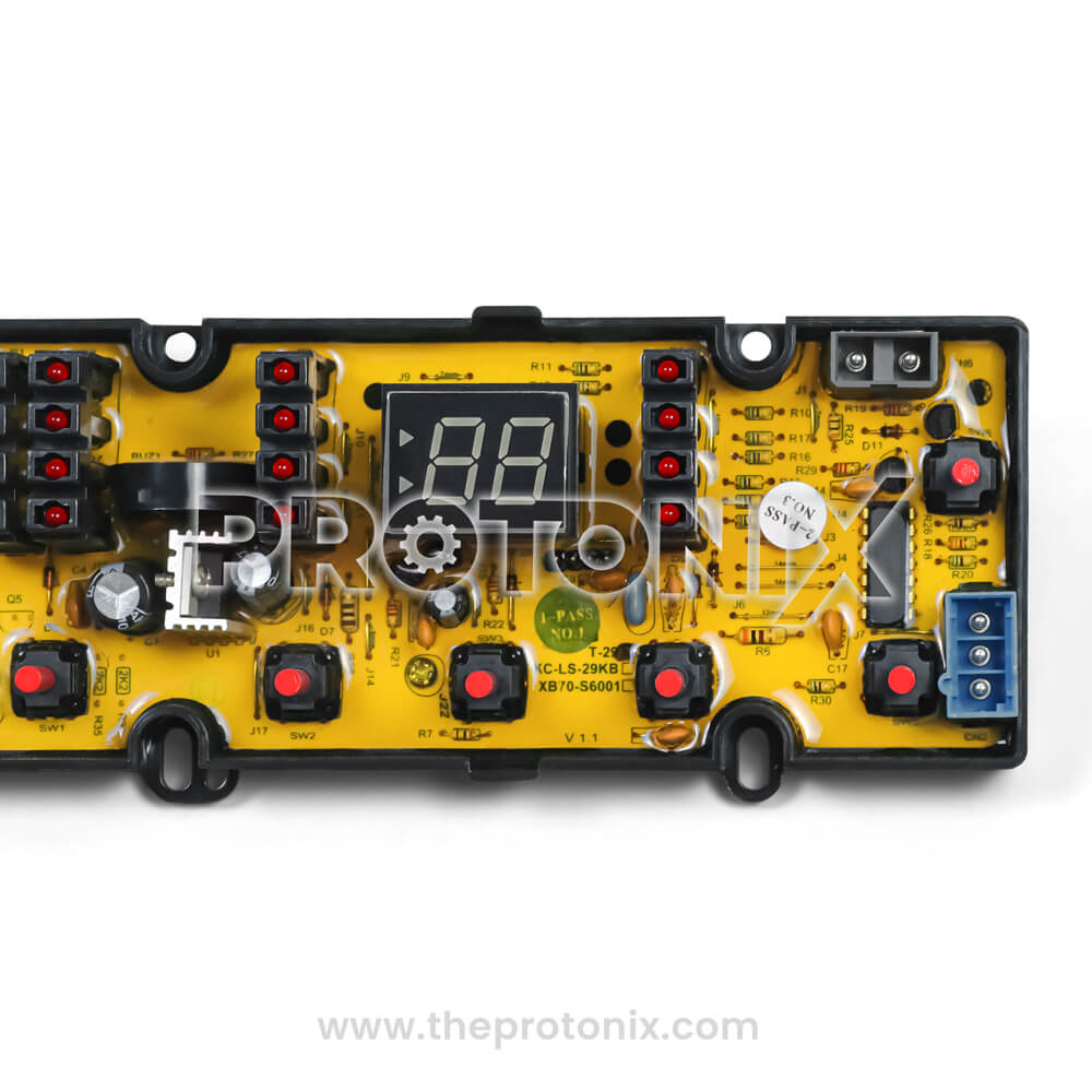 Electronic control unit of Lloyd top-load 6-button PCB for washing machine