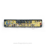Front profile of Bosch inverter top-load 8-button PCB showing button