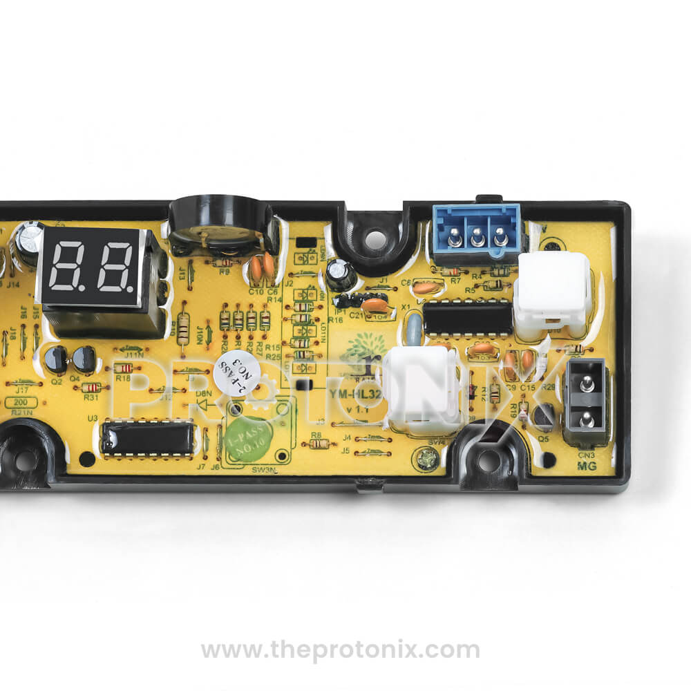 4-button PCB for top-load washing machine (YM-HL328) used in automatic models