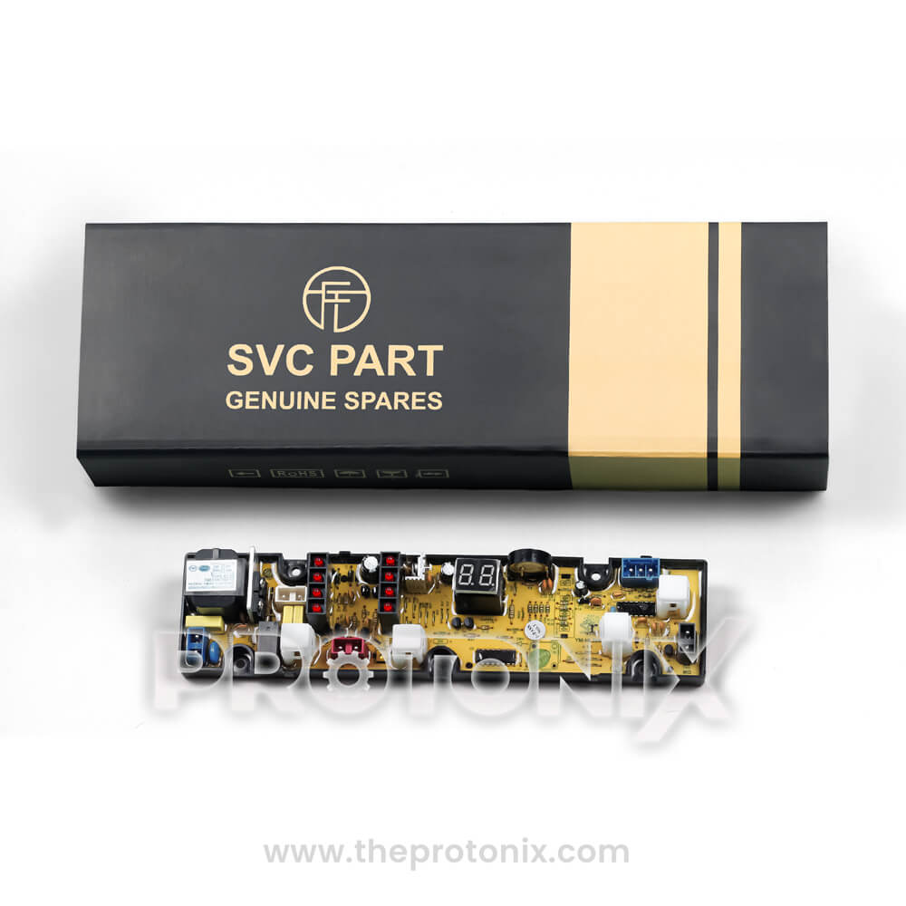 4-button PCB for top-load washing machine (YM-HL328) with box for transport and protection