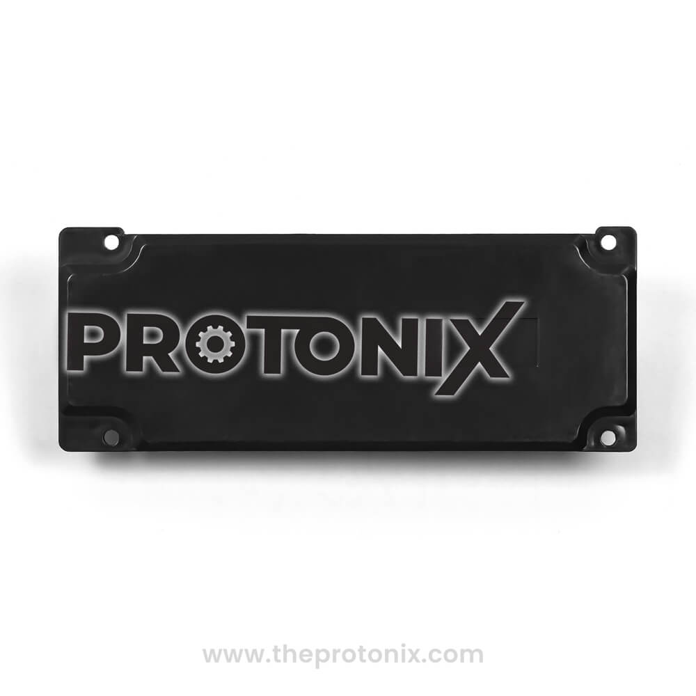 Back profile of Voltas top-load 4-button PCB (S1005) showing cover casing