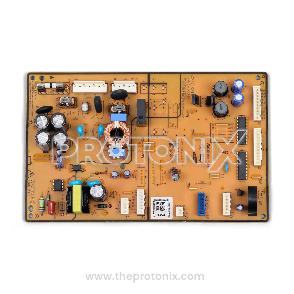 Front view of Samsung DA41-00821A convertible inverter refrigerator PCB