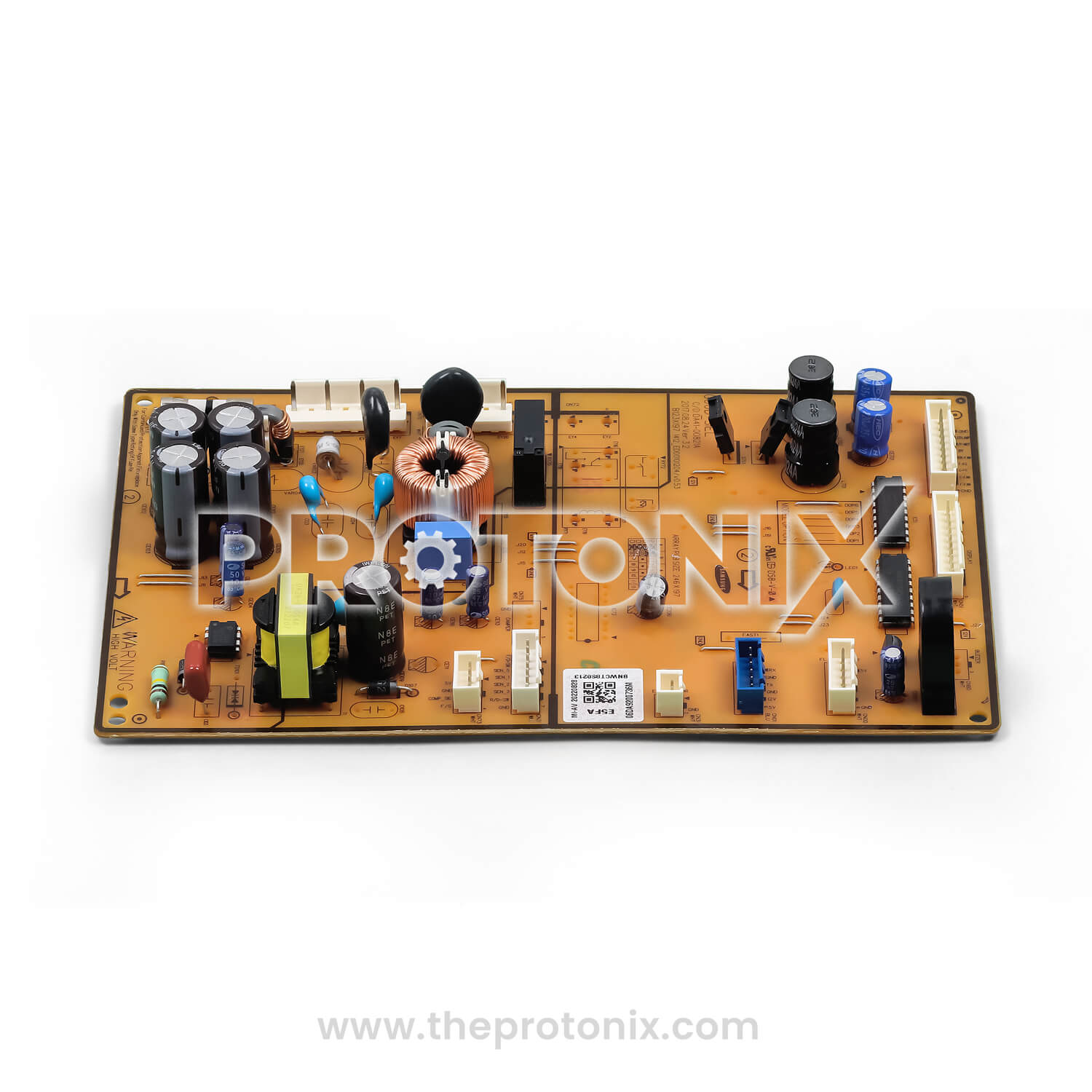 Top view of Samsung DA41-00821A convertible ircuit board for inverter refrigerator