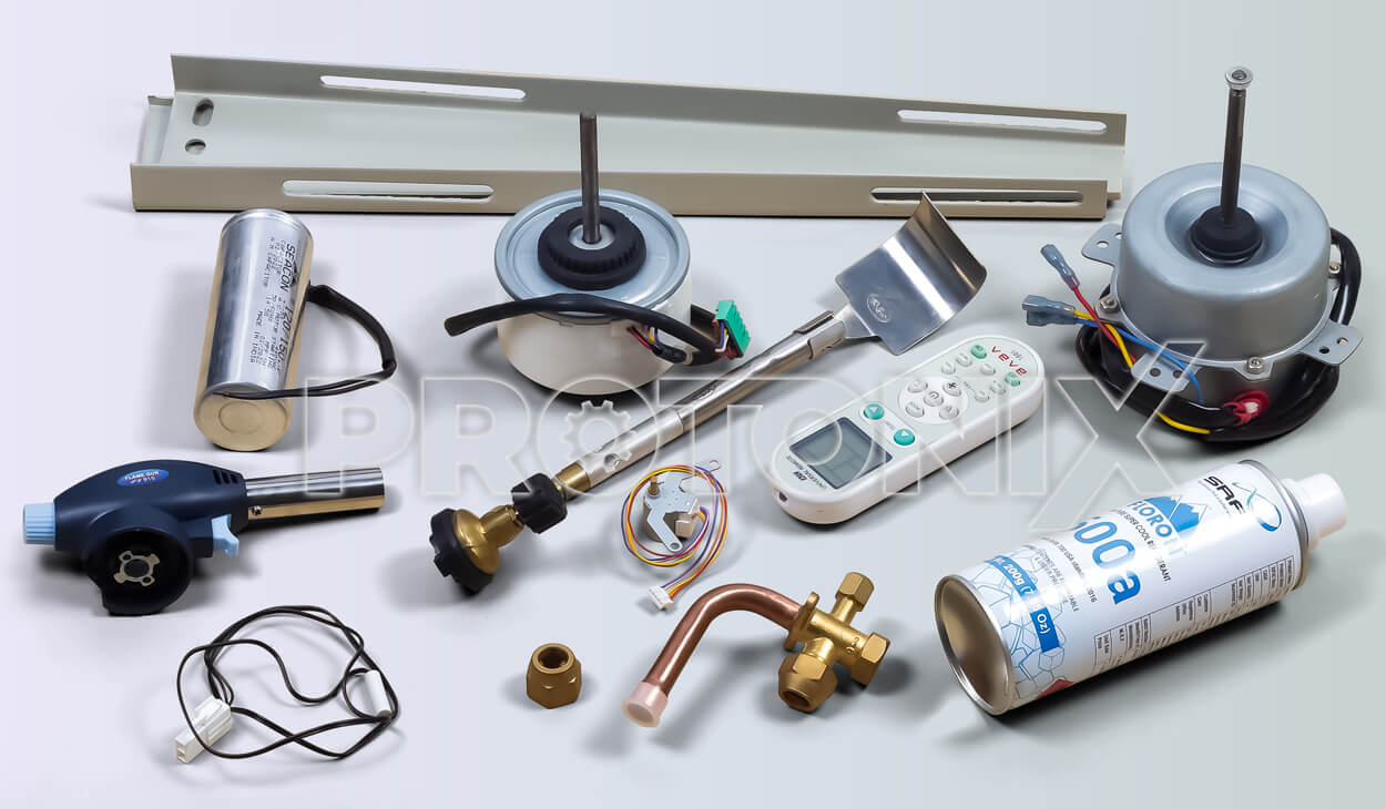 Spare parts for air conditioners
