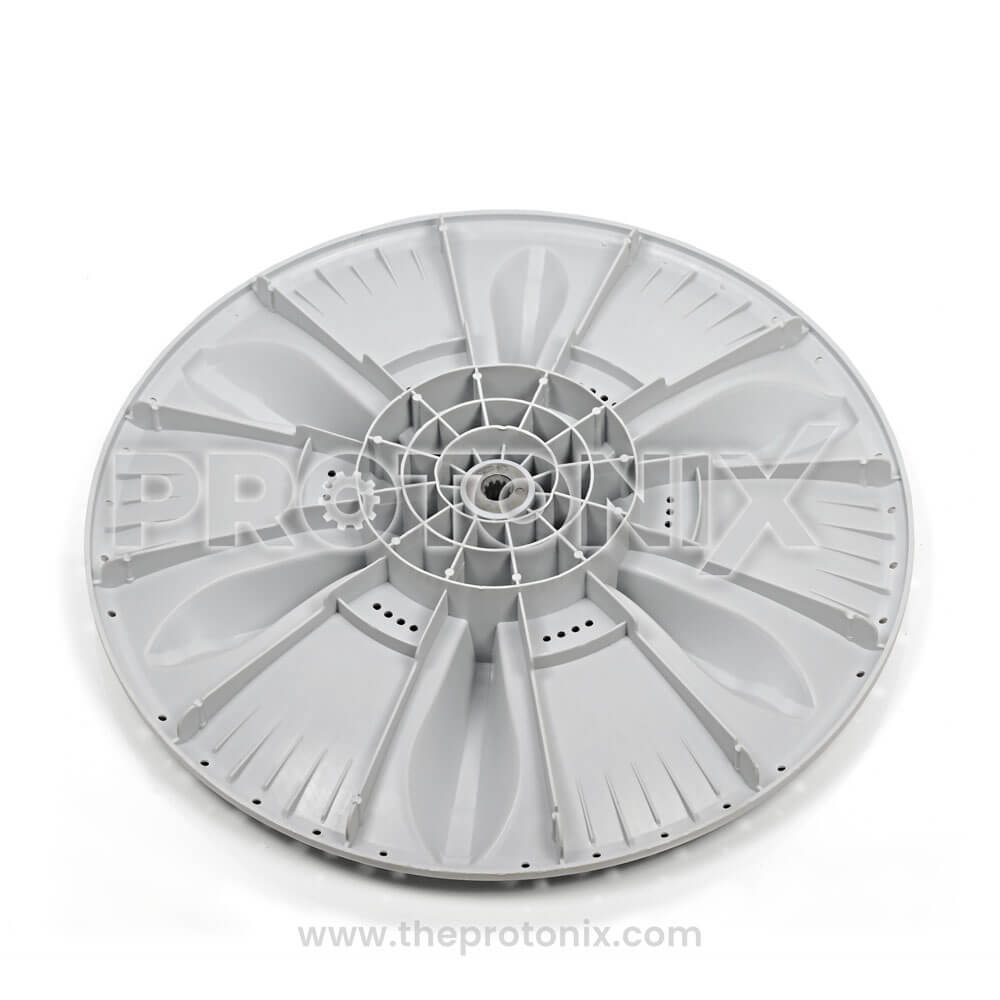 Back profile of Washing machine pulsator plate for Bosch top-load models