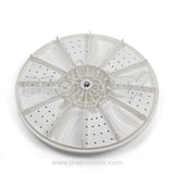 Back profile of Croma washing machine pulsator with cap and showing structure