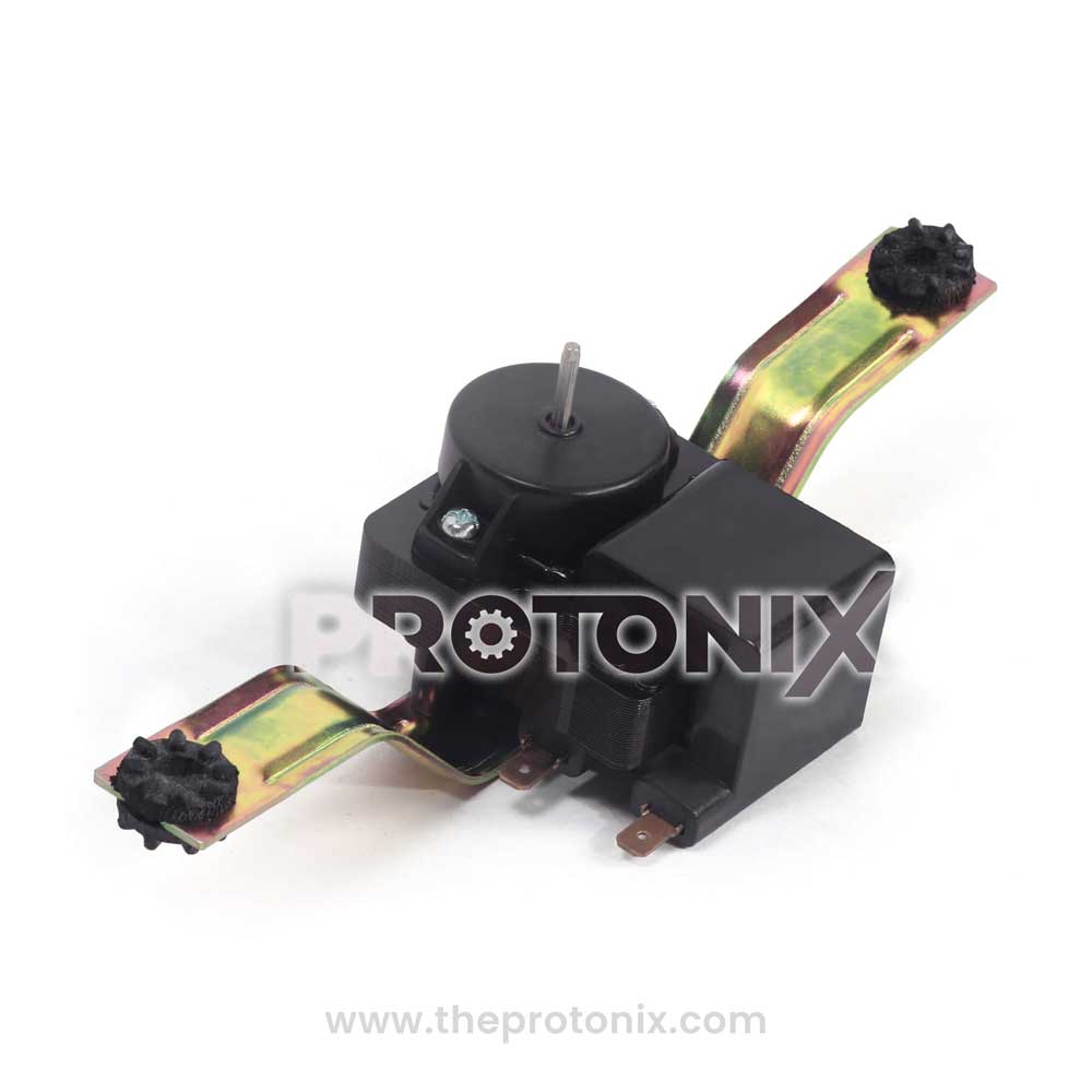 Side view of 220-240V fan motor for Whirlpool refrigerator