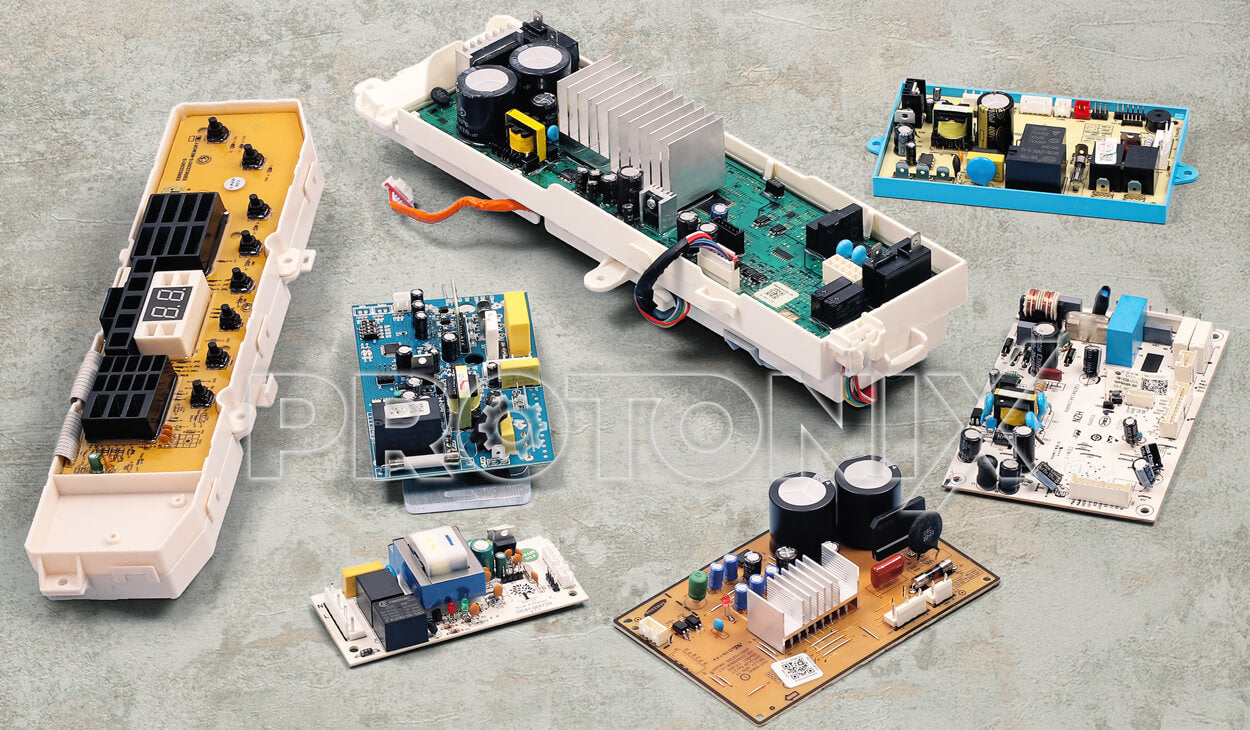 Assorted PCBs and circuit boards for key home appliances